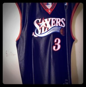 H.O.F. Allen Iverson NBA Authentic Pro Jersey